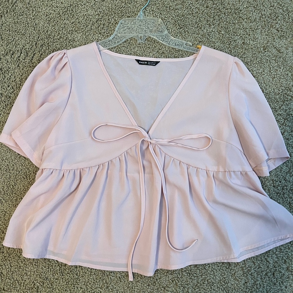 Pink Crop Top